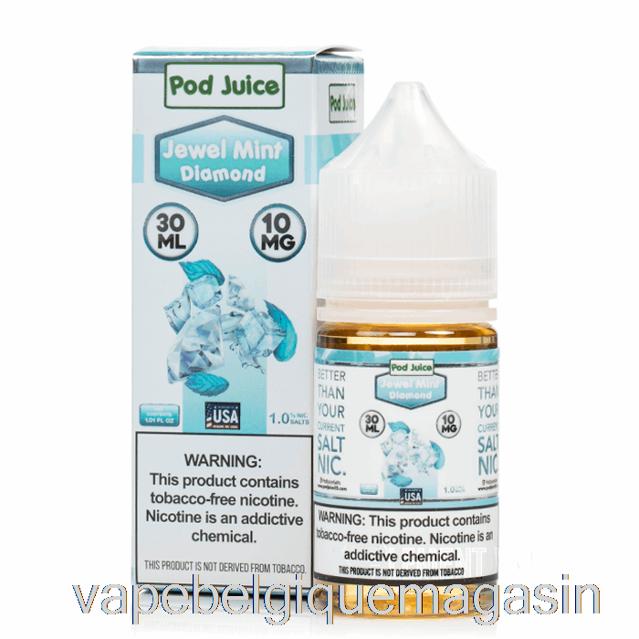 Vape Jetable Bijou Menthe Diamant - Pod Juice - 30ml 55mg
